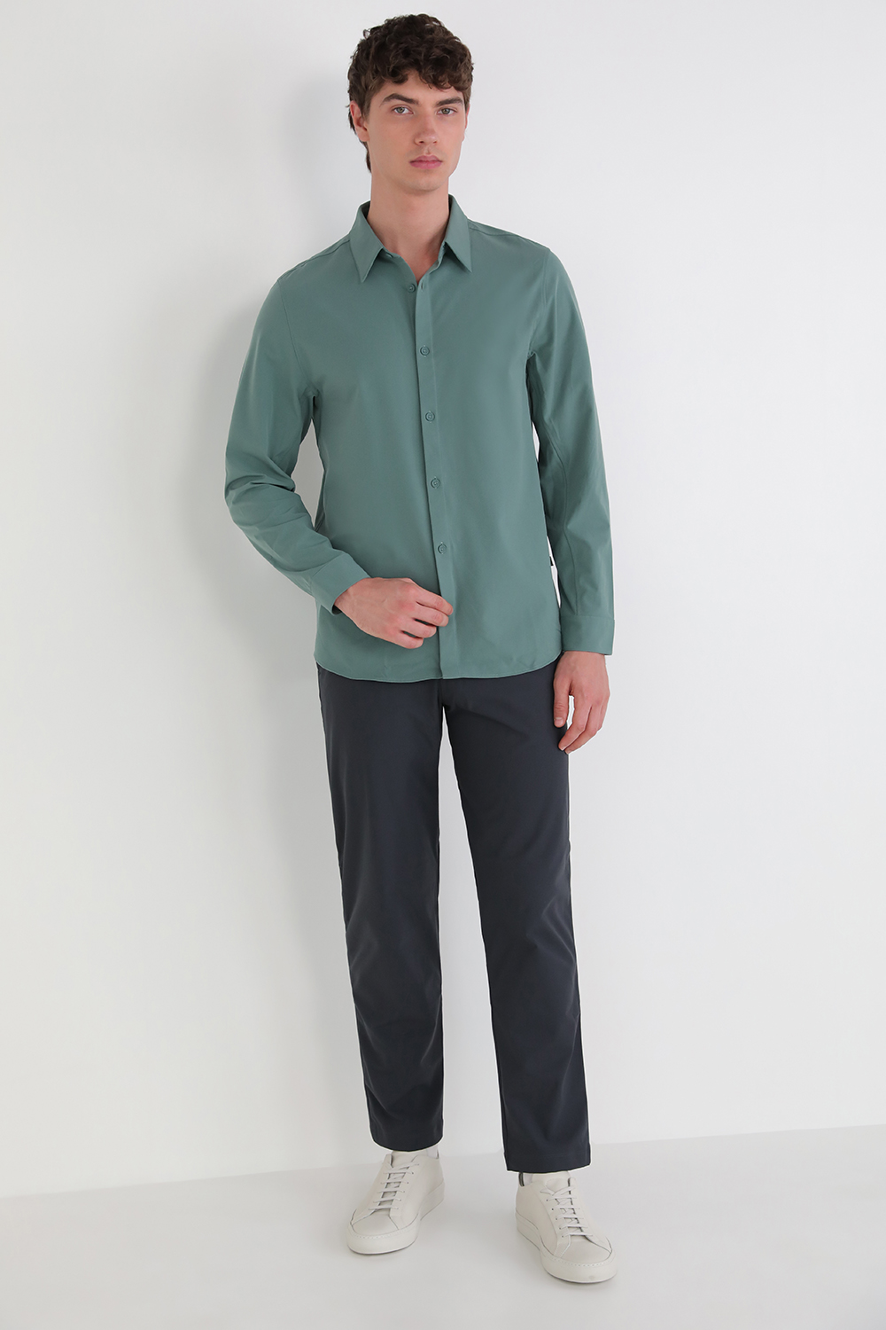 New Venture Classic-Fit Long-Sleeve Shirt